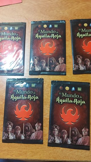 5 Sobres El Mundo de Águila Roja