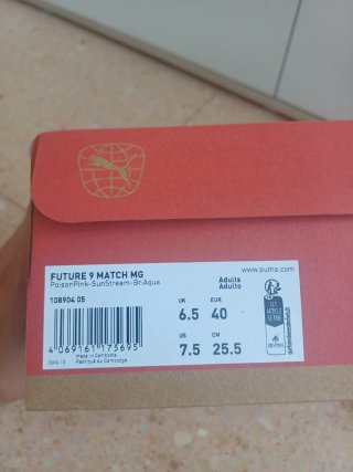 Zapatillas Fútbol Puma Future 9 Match Talla 40