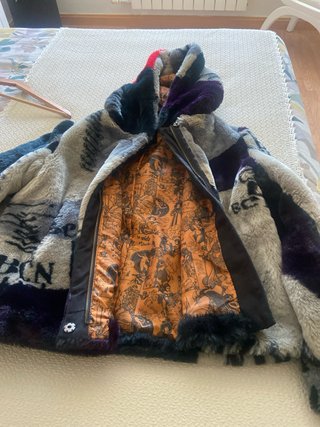 Abrigo corto Desigual patchwork