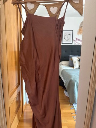 Vestido Shona Joy Marrón/Dorado
