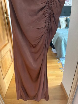 Vestido Shona Joy Marrón/Dorado