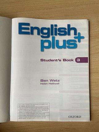 English Plus 3 Student’s Book – Oxford University