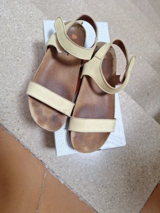 Sandalias Beige y Marrones