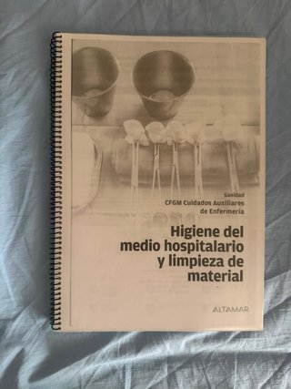 Libros de 1° de auxliar de enfermería