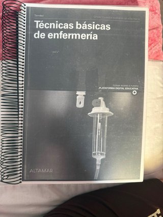 Libros de 1° de auxliar de enfermería