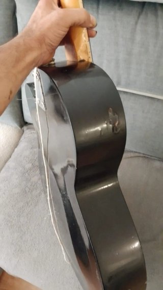 Guitarra Eko Archtop Cuerpo Hueco Años 50.