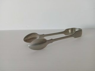 Pinça Açúcar Antiga Prata Inglesa
