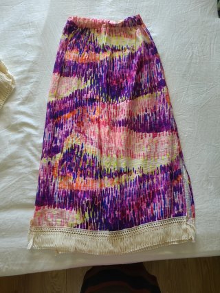 Conjunto étnico top y falda