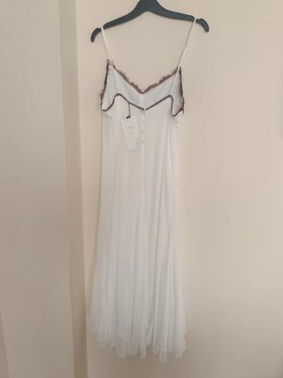 Vestido midi encaje Zara Talla M