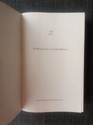 El Silencio de la Ciudad Blanca