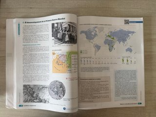 Libros de historia 1ro de Bachi. DUAL. Como nuevo!