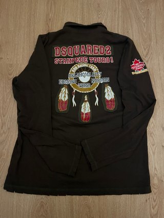 Camiseta Dsquared2 Marrón de manga larga – Talla M