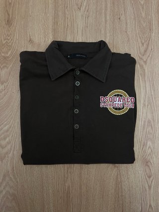 Camiseta Dsquared2 Marrón de manga larga – Talla M