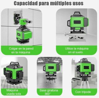 SIN ABRIR Nivel Láser Autonivelante 360° + Trípode