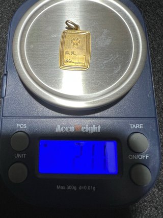 Colgante Oro 18k Cruz G.S. Rh.