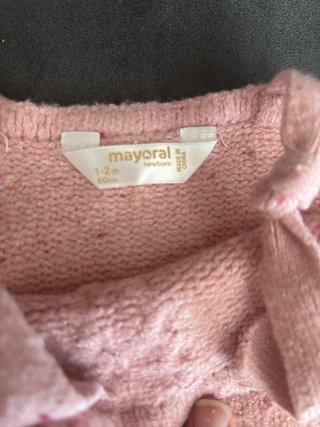 Conjunto Mayoral recién nacida 1-2 meses