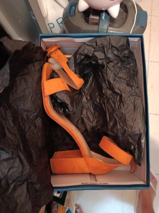 Sandalias Naranja Talla 38