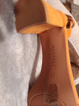 Sandalias Naranja Talla 38