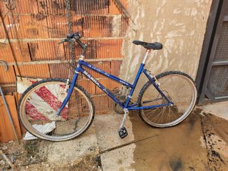 Bicicleta de Montaña Azul 18 Velocidades
