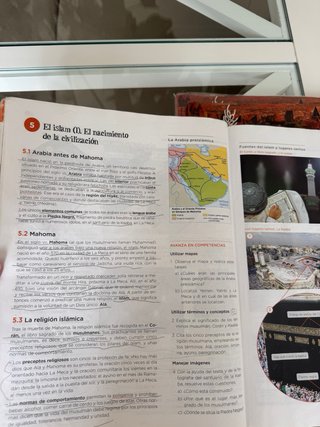 Libros geografia e historia  segundo de eso anaya