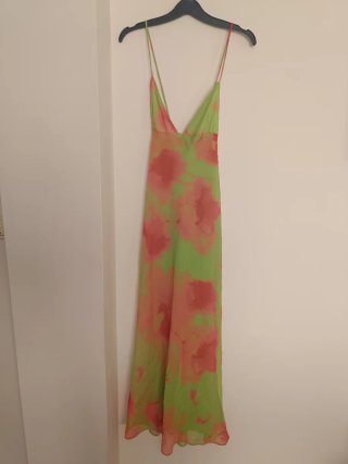 Vestido midi Zara estampado floral talla M