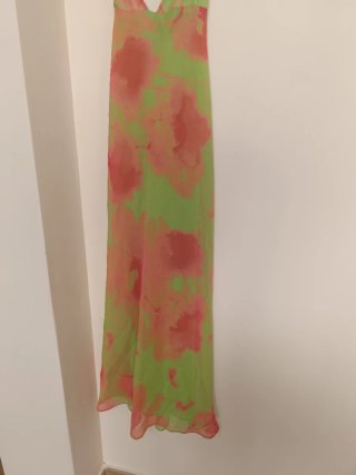 Vestido midi Zara estampado floral talla M