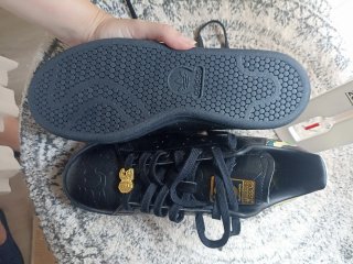 Adidas Stan Smith BAPE Negro Dorado