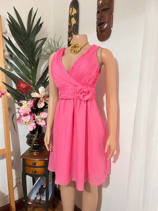 Vestido de fiesta rosa