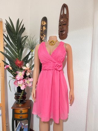 Vestido de fiesta rosa