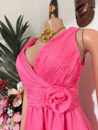 Vestido de fiesta rosa