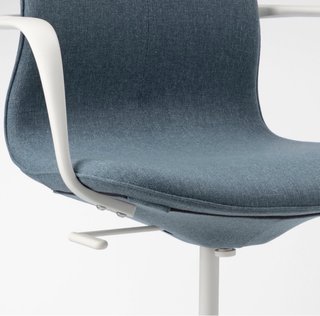 Silla de escritorio con brazos y funda extraíble