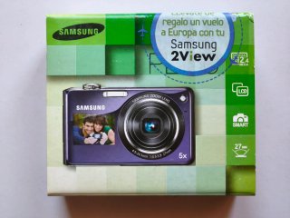 Cámara Samsung PL150 Negra 12MP doble pantalla