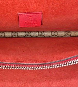 Bolso Gucci Dionysus GG Beige y Rojo
