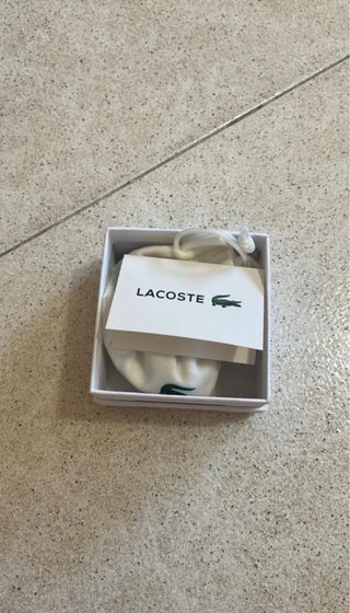 Bracciale Lacoste a maglie argentato