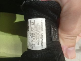 Zapatillas Under Armour Talla 43 Negras/Verdes
