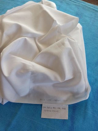 Tessuto cotone bianco 300x92 cm
