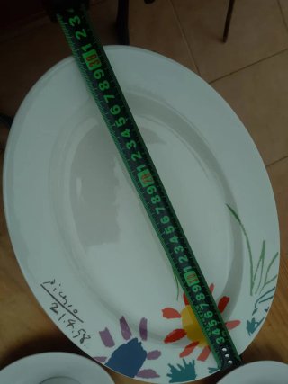 Fuente y juego de café Picasso 2004