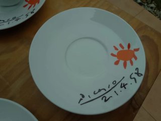 Fuente y juego de café Picasso 2004