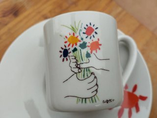 Fuente y juego de café Picasso 2004