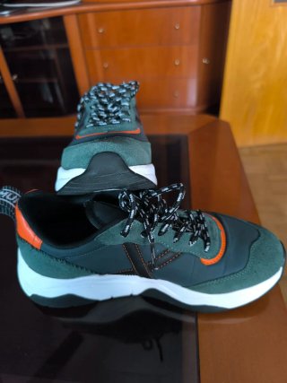 Zapatillas Munich Talla 38 Verde y Naranja