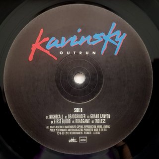 Vinilo Kavinsky Outrun Edición Limitada.
