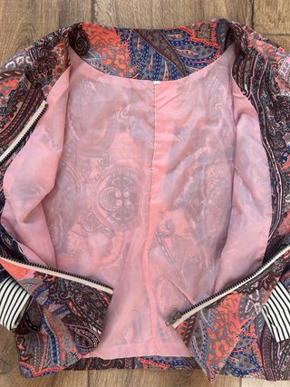 Chaqueta Estampada Mujer Talla S