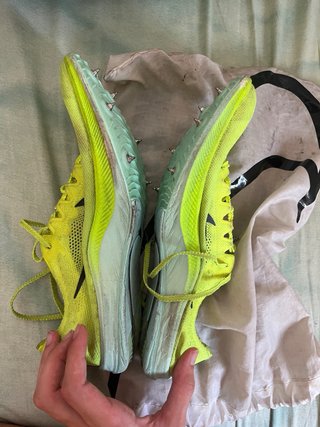Zapatillas Nike Clavos Running Amarillas