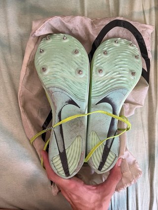 Zapatillas Nike Clavos Running Amarillas