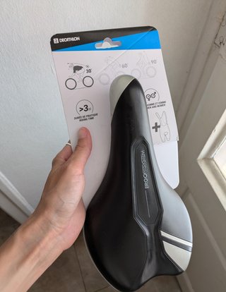 Sillín bicicleta Decathlon ErgoFitSystem