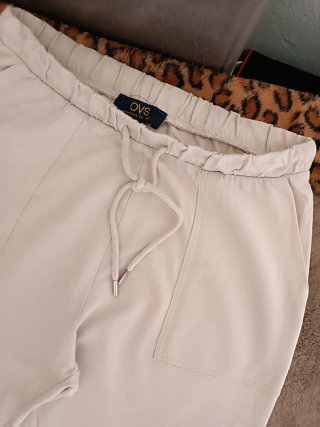 Pantaloni donna OVS beige con elastico