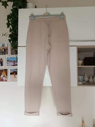 Pantaloni donna OVS beige con elastico