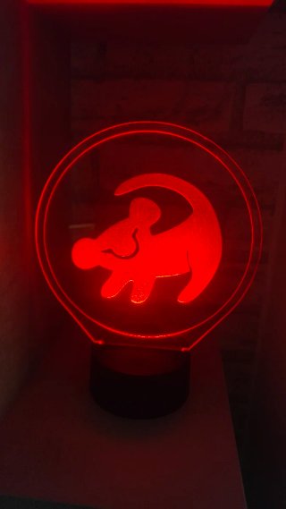 Lámpara LED El Rey León - Simba