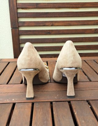 Zapatos Alma en Pena T36 Beige Flor
