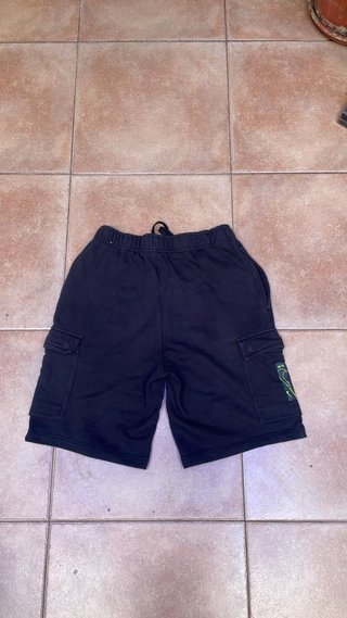 Pantalones Cargo Nike Negros con Logo Verde